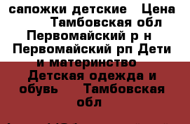 сапожки детские › Цена ­ 500 - Тамбовская обл., Первомайский р-н, Первомайский рп Дети и материнство » Детская одежда и обувь   . Тамбовская обл.